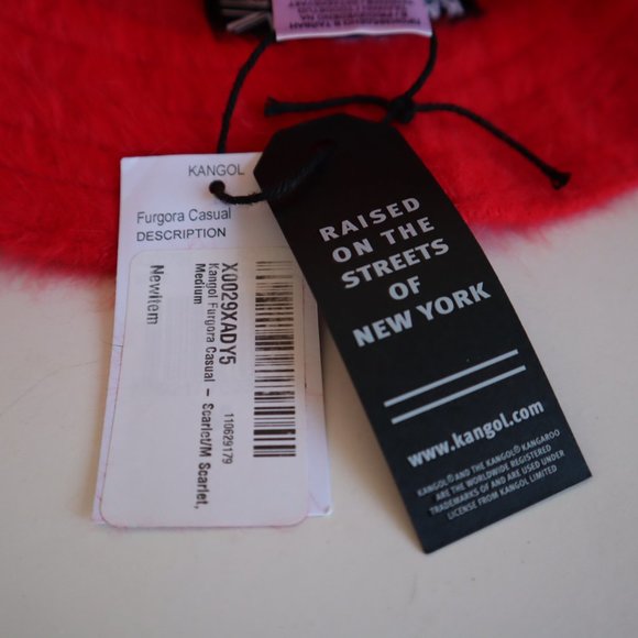 NWT Kangol Furgora Casual Scarlet Red Unisex Bucket Hat, Size Medium - Picture 7 of 10